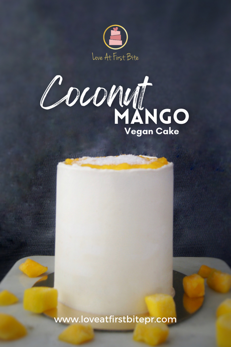 Coconut Mango || Vegan Cake