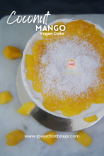 Load image into Gallery viewer, Coconut Mango || Vegan Cake